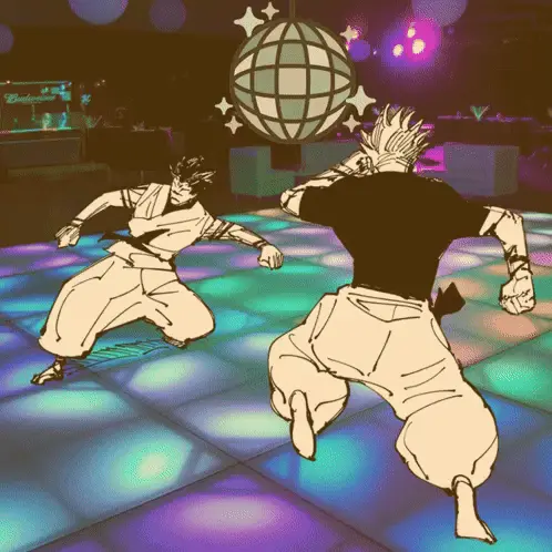 Gojo and Sukuna from JJk groovin